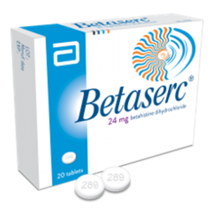 Betaserc 24 mg ( Betahistine ) 40 tablets